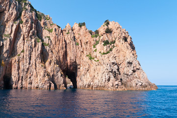 Fototapeta na wymiar Calanches de Piana - Corsica