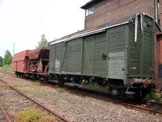 Fototapeta na wymiar historische Güterwagen