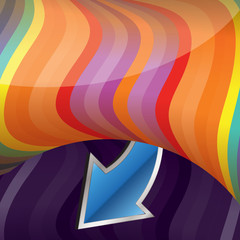 Abstract background with lines and arrows