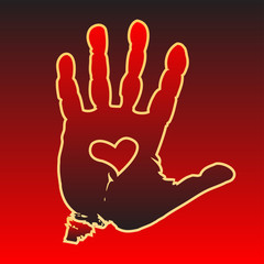 Love hand