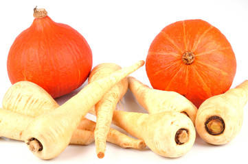 Panais et potimarrons