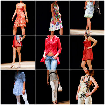 collage modelle