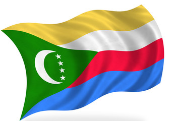 Obraz premium Comoros flag