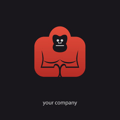 logo entreprise, gorille