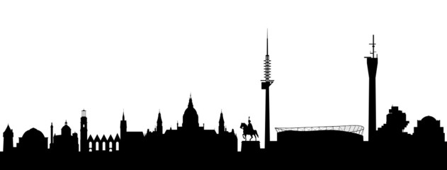 Hannover Skyline - obrazy, fototapety, plakaty