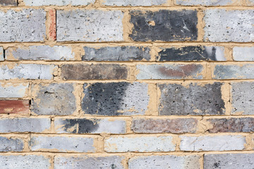 Naklejka premium Grey brick wall