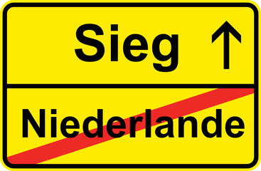 Obraz premium Sieg und Niederlande