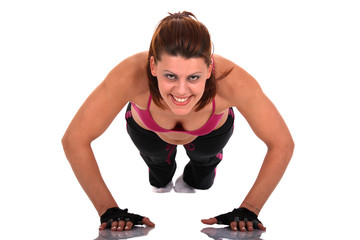 Ragazza in palestra III