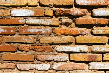 Old brick masonry