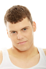 Naklejka premium Attractive man
