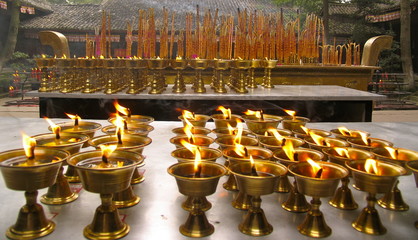 Buddhist Monastery Altar