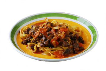 Tagliatelle con il cinghiale