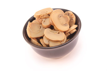mushrooms in a dish