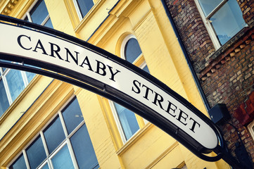 Carnaby Street, London.