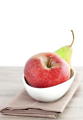 Apfel und Birne