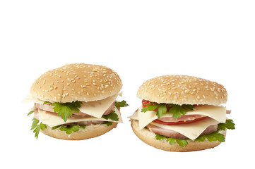 cheeseburger, hamburger