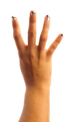 Obraz premium four hand symbol