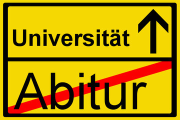 Obraz premium Ab zum Abi