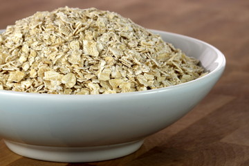 oat flakes in a bowl