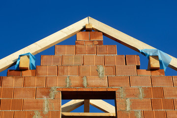 gable and roof framework of a building fabric 03