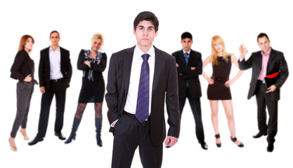 Business team isolated