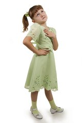 Small girl of fashion