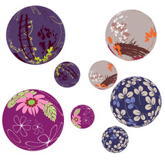 Abstract design balls