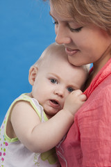 Mother and daughter.