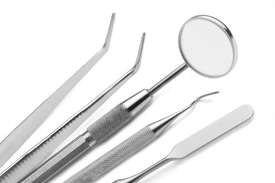 set of dental care tool