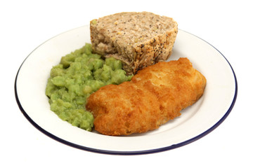 Fish and Mushy Peas