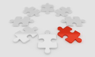 Obraz premium Puzzle 8