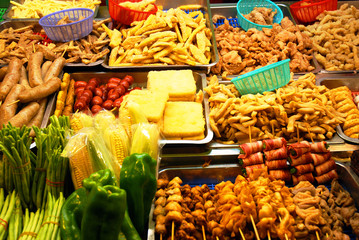 typical street food in Asia, Taiwan