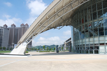 Gare de train à grande vitesse à Hsinchu, Taïwan
