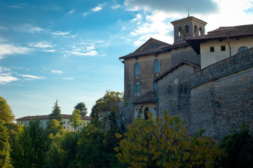 Fototapeta na wymiar Stone church in Cividale, Italy, Friuli
