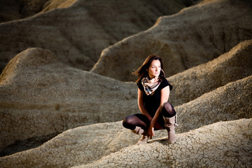 portrait of a beautiful woman, outdoor portrait