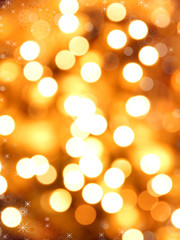 Christmas blur background with shining lights