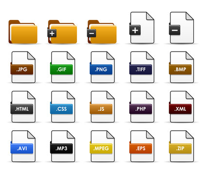 File Folder Web Icon Design