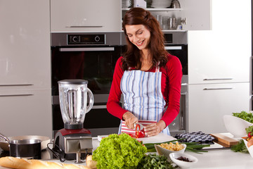 Woman in the kitchen