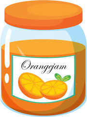 orange juice jar