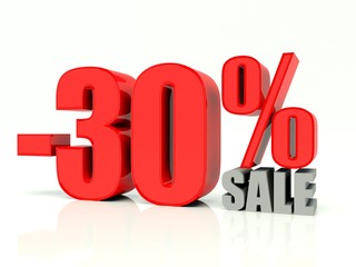 thirty percent off sale