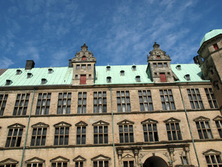 Obraz premium The facade of the Cronborg Castle in Helsigor ,Denmark
