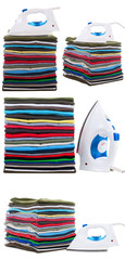 T-shirts and iron