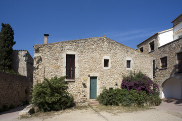 Fototapeta na wymiar casa Sant Marti d'Empuries