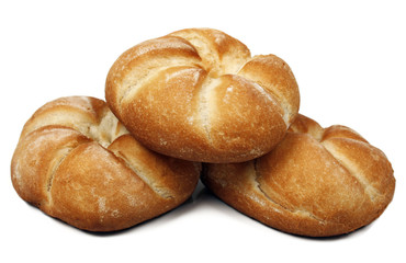 Bread isolated on white background