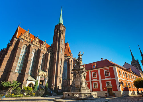 Holy Cross church in Wrocław, Poland