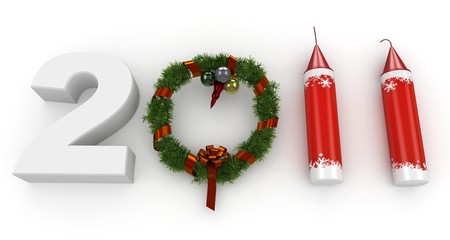 3d Happy New Year 2011