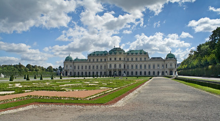 Belvedere  palace in Vienna