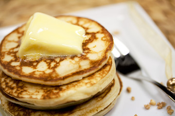 Pancakes mit Butter