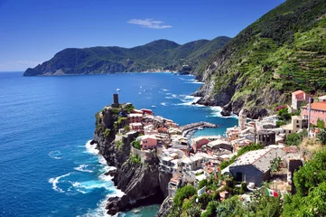 Deurstickers Liguria Vernazza, Cinque Terre, Italië