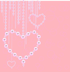 сердце из жемчуга